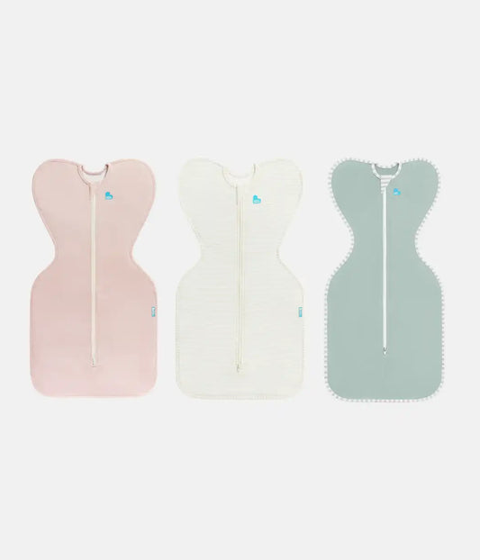 Swaddle Up Starter Bundle | 0.2 TOG | Blush | Breton Stripe | Olive