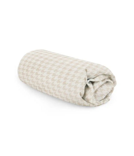 HushDry™ 2-in-1 Waterproof Twin Sheet Viscose from Bamboo Tan Houndstooth