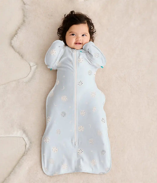 Swaddle Up™ 2-in-1 Transition Bag 0.2 TOG Viscose from Bamboo Light Blue Little Dreamer