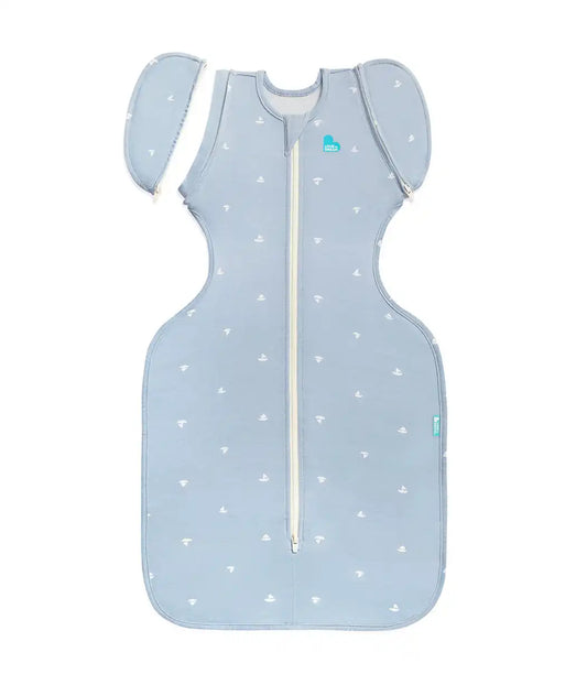Swaddle Up™ 2-in-1 Transition Bag 1.0 TOG Viscose from Bamboo Mist Blue Boats
