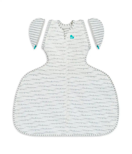 Swaddle Up™ 2-in-1 Transition Bag Hip Harness 1.0 TOG Cotton White Dreamer