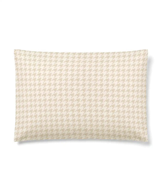 HushDry™ 2-in-1 Waterproof Toddler Pillowcase Viscose from Bamboo Tan Houndstooth