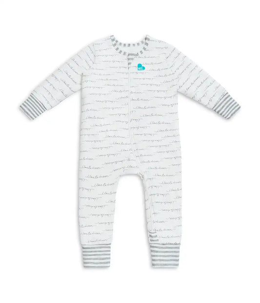 Footless Romper Cotton White Dreamer
