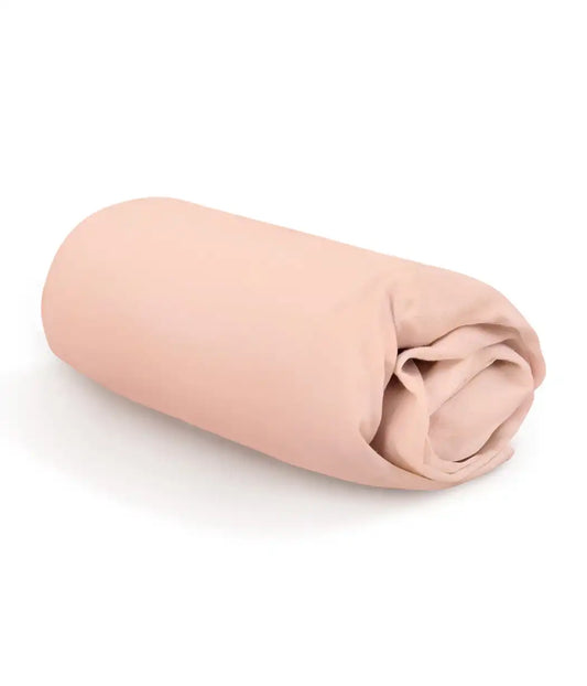 HushDry™ 2-in-1 Waterproof Fitted Crib Sheet Viscose from Bamboo Blush