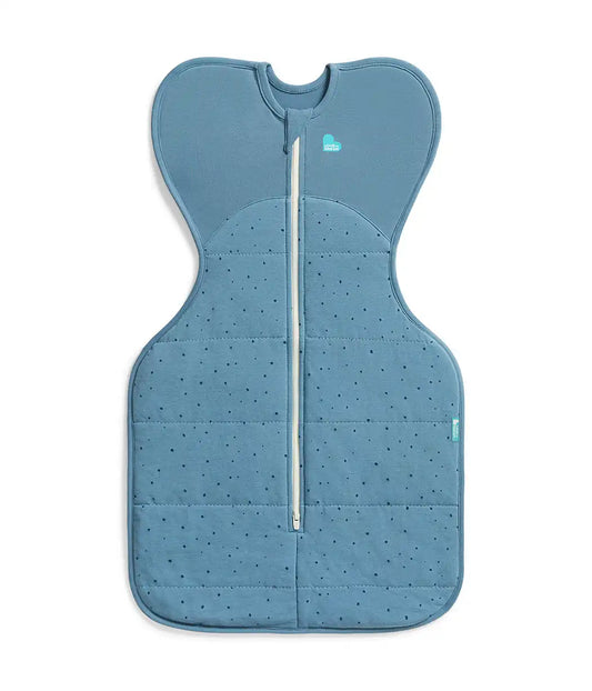 Swaddle Up™ 2.5 TOG Cotton Storm Blue Pebbles
