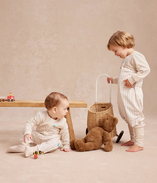 Sleep Suit & Pajama Bundle | 1.0 TOG | Houndstooth | Lemons