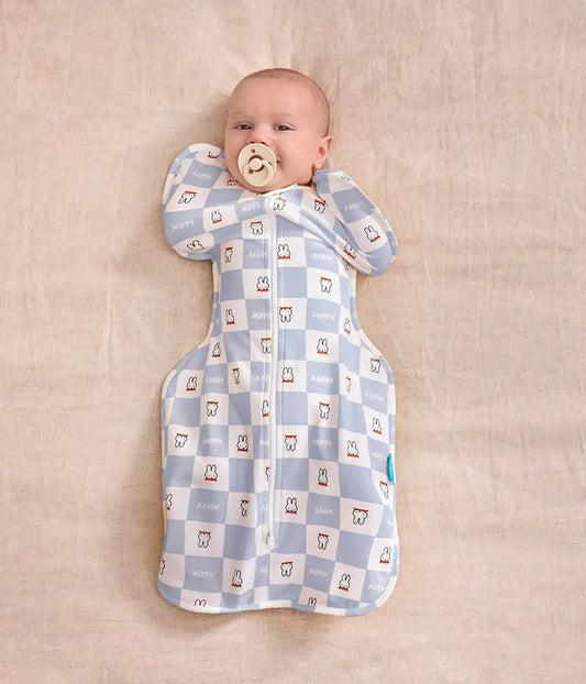 Miffy Swaddle Up Starter Bundle | 1.0 TOG | Blue 2 | Birch Miffy Checker