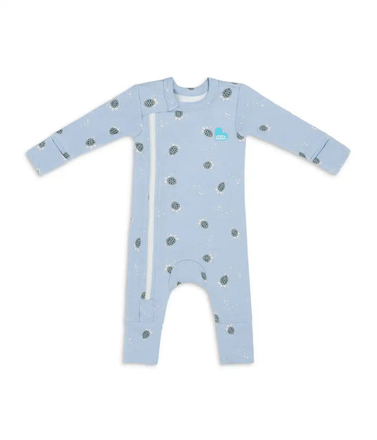 Romper Snug Fit Viscose from Bamboo Mist Blue Turtally