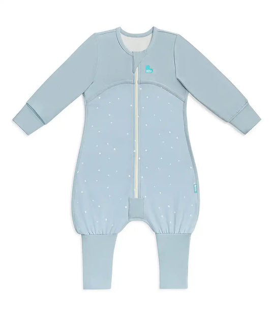Sleep Suit Long Sleeve 1.0 TOG Cotton Powder Blue Twinkle