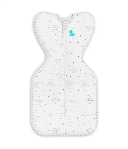Swaddle Up™ 0.2 TOG Cotton White You Are My