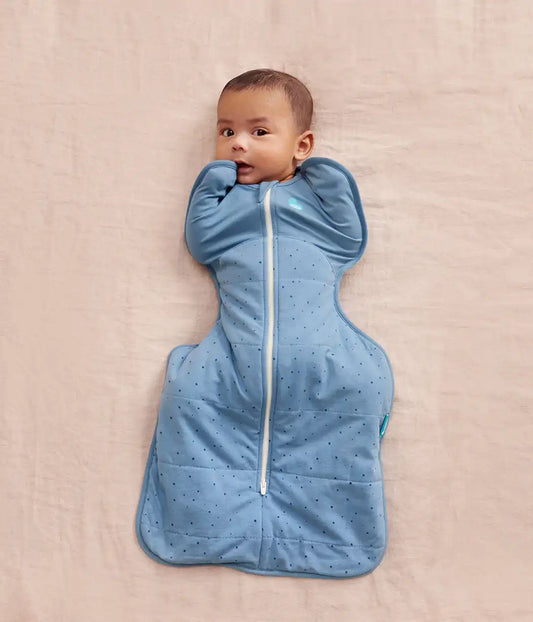 Swaddle Up Starter Bundle | 2.5 TOG | Storm Blue Pebbles | Olive Bees | Oatmeal Bees