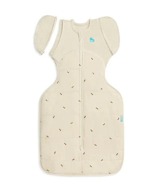 Swaddle Up™ 2-in-1 Transition Bag 2.5 TOG Cotton Oatmeal Bees