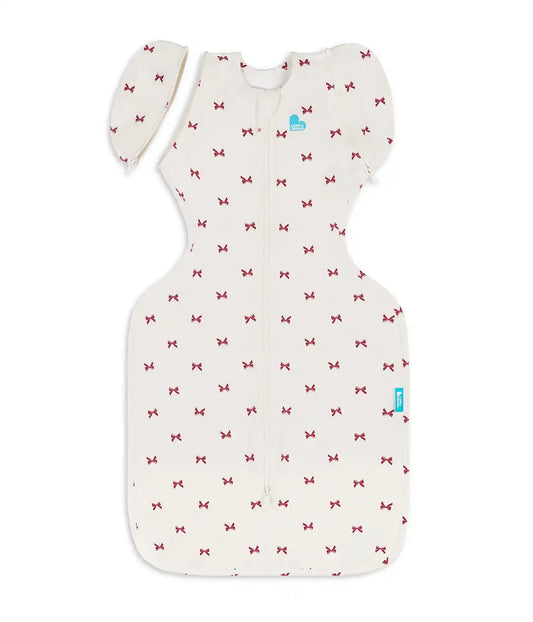 Swaddle Up™ 2-in-1 Transition Bag 1.0 TOG Cotton Cream Bows