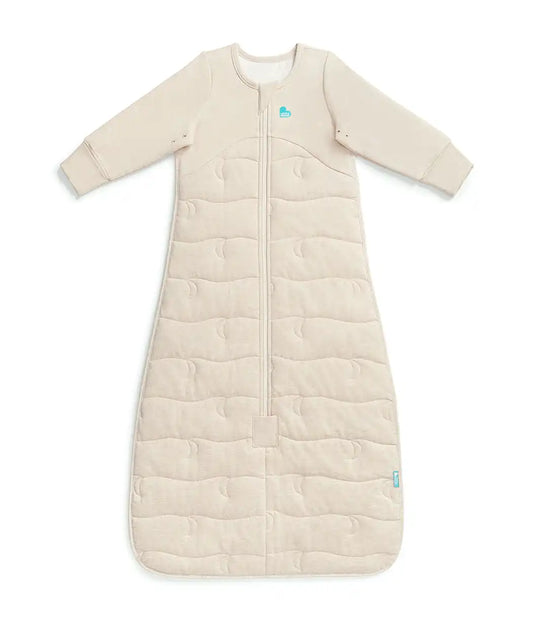 Sleep Bag Long Sleeve 3.5 TOG Cotton Oatmeal Moon Quilting