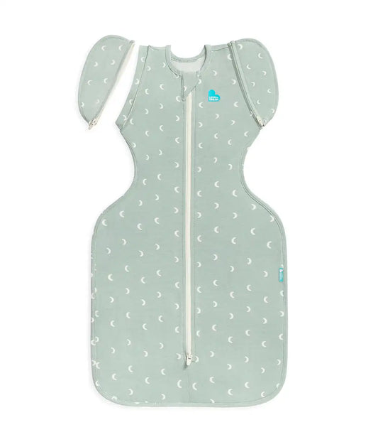 Swaddle Up™ Early Roller 2-in-1 Transition Bag 1.0 TOG Cotton Olive Moon