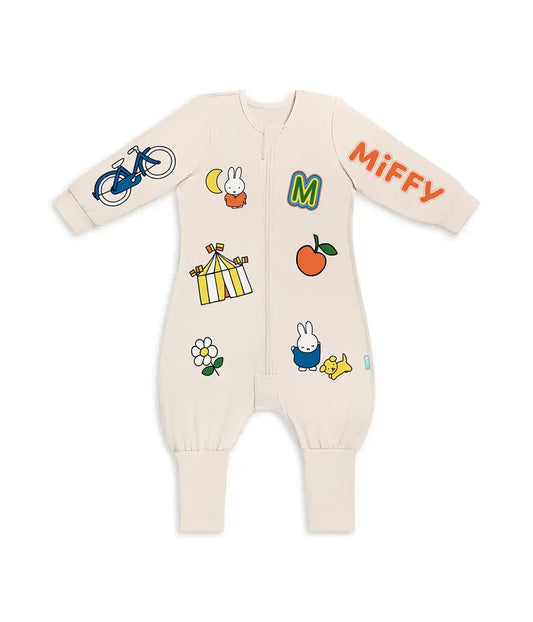Sleep Suit Long Sleeve 1.0 TOG Cotton Birch Miffy Placement
