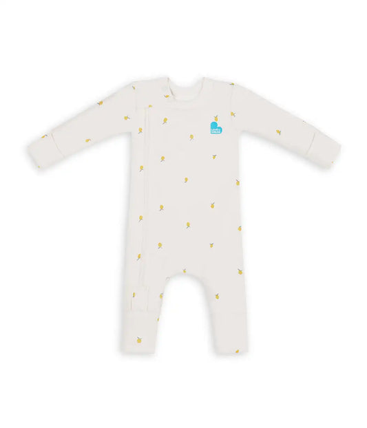 Romper Snug Fit Viscose from Bamboo Cream Lemons
