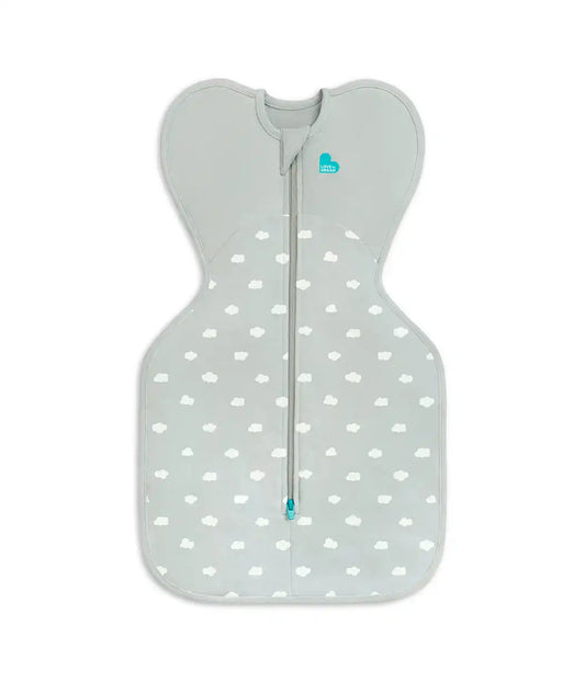 Swaddle Up™ 1.5 TOG Cotton Light Olive Mini Cloud
