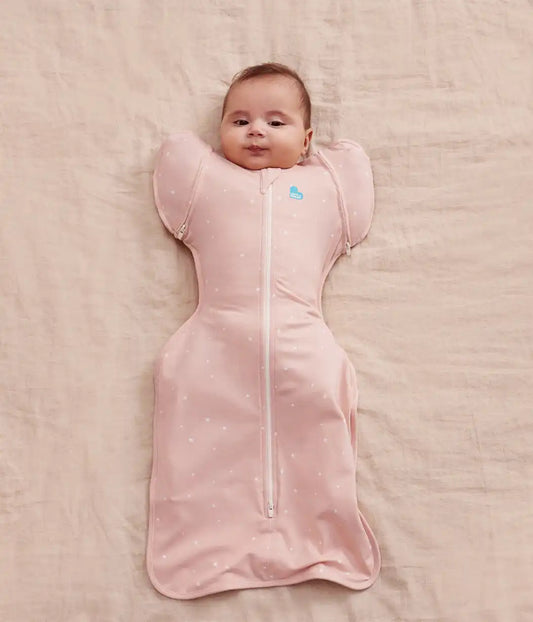 Swaddle Up™ 2-in-1 Transition Bag 1.0 TOG Cotton Powder Pink Twinkle