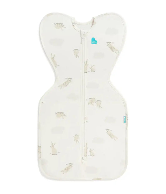Swaddle Up™ 1.0 TOG Cotton White Cloud Bunnies