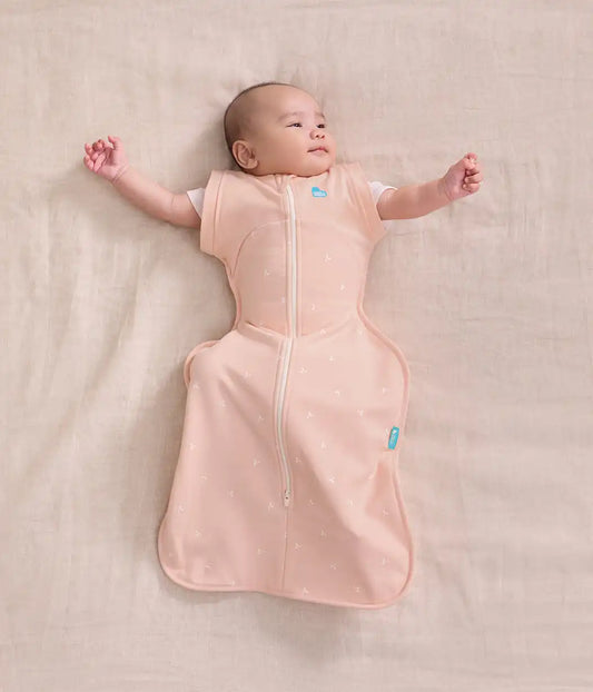 Swaddle Up™ 2-in-1 Transition Bag 1.5 TOG Cotton Fleece Blush Twigs