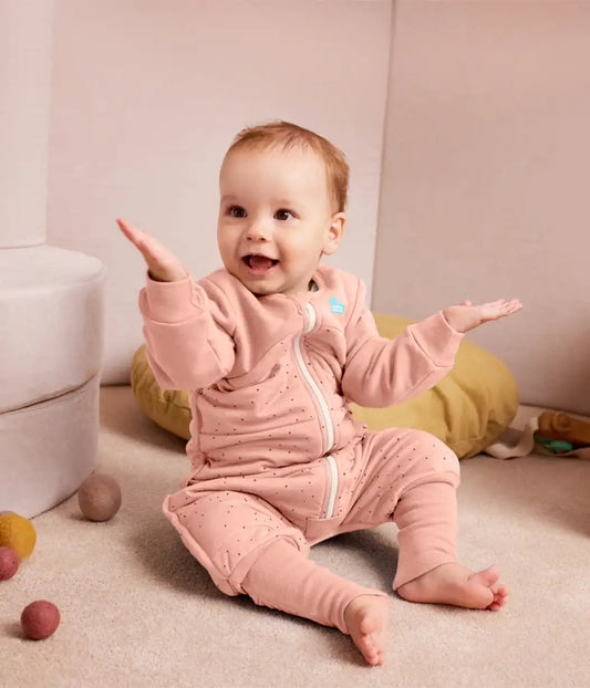 Sleep Suit Bundle | 2.5 TOG | Rose Pebbles | Olive Bees | Oatmeal Bees